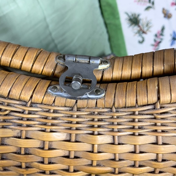 60s Rattan Box Bag - Picture 7 of 10